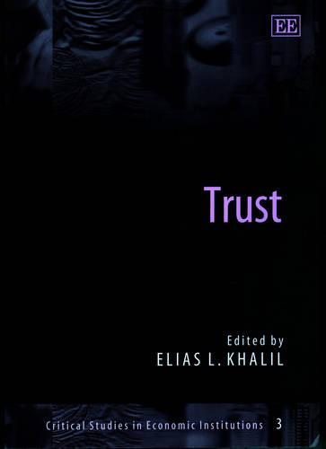 Trust Khalil Hardback Edward Elgar 9781840647372