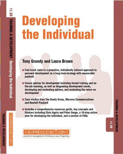 Developing the Individual – Training & Development  11.9 Grundy Brown Paperback