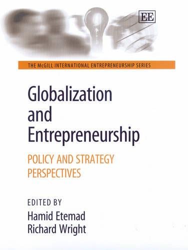 Globalization and Entrepreneurship – Policy and Strategy Perspectives Etemad