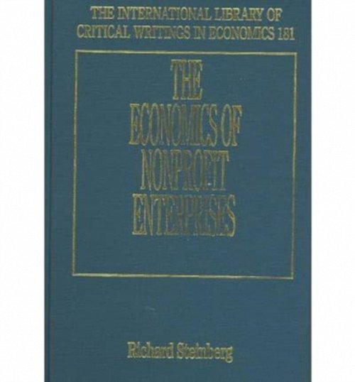 The Economics of Nonprofit Enterprises Steinberg Hardback Edward Elgar