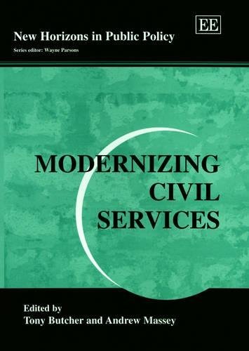 Modernizing Civil Services Butcher Massey Hardback Edward Elgar 9781843762010