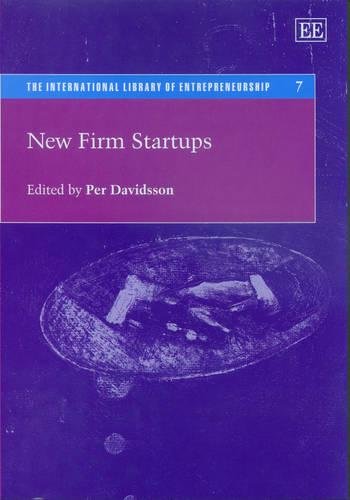 New Firm Startups Davidsson Hardback Edward Elgar 9781845421182