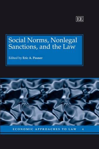 Social Norms, Nonlegal Sanctions, and the Law Posner Hardback Edward Elgar