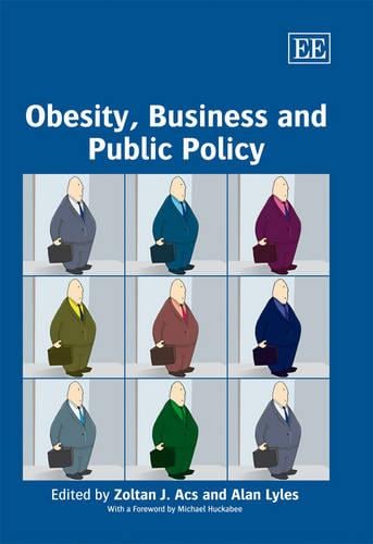 Obesity, Business and Public Policy Ács Lyles Hardback Edward Elgar