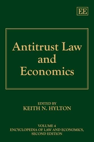 Antitrust Law and Economics Hylton Hardback Edward Elgar 9781847207319