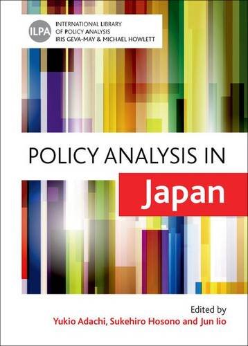 Policy Analysis in Japan Adachi Hardback Bristol University Press 9781847429841
