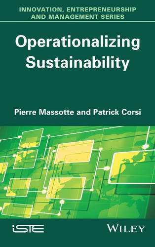 Operationalizing Sustainability Massotte Hardback ISTE Ltd. 9781848218925