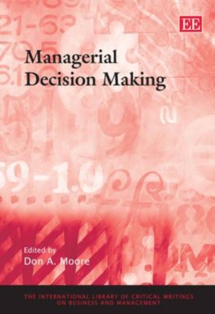 Managerial Decision Making Moore Hardback Edward Elgar 9781848441019