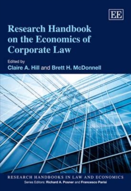 Research Handbook on the Economics of Corporate Law Hill Mcdonnell Hardback