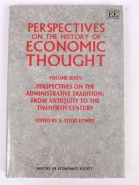 PERSPECTIVES ON THE HISTORY OF ECONOMIC THOUGHT – Volume VII: Perspectives on t…