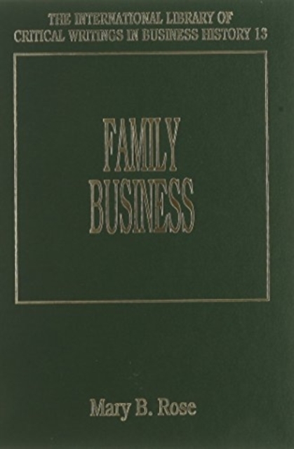 Family Business Rose Hardback Edward Elgar 9781858980492