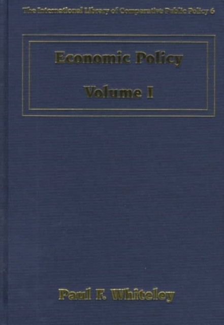 Economic Policy Whiteley Hardback Edward Elgar 9781858981154