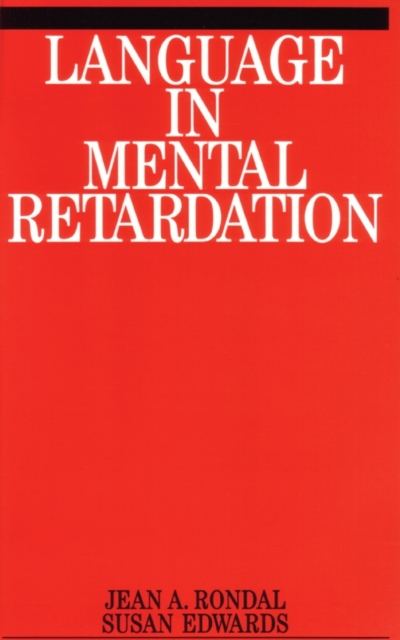 Language in Mental Retardation Rondal Paperback Wiley–Blackwell 9781861560049