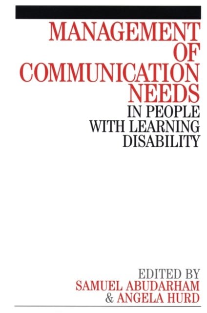 Management of Communication Needs in People with Learning Disability Abudarham