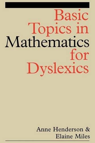 Basic Topics in Mathematics for Dyslexia Henderson Paperback Wiley–Blackwell