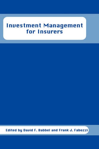 Investment Management for Insurers Babbel Hardback John Wiley & Sons