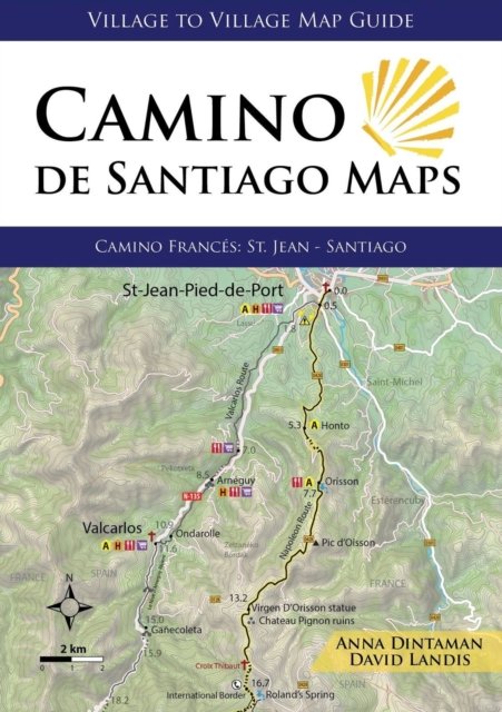 Camino De Santiago Maps: Camino Frances: St Jean - Santiago