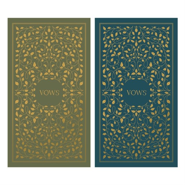 Wedding Vows Book – A Set of Heirloom–Quality Vow Books with Foil Accents and H…