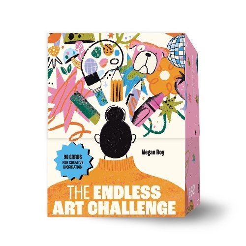 The Endless Art Challenge Card Deck: 90 Creativity Prompt Cards (Overall 25,000 Combinations!) for Never-Ending Art Inspiration