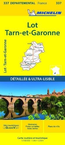 Lot, Tarn-et-Garonne - Michelin Local Map 337