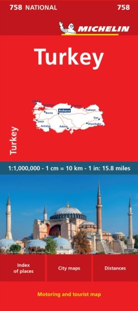 Turkey - Michelin National Map 758
