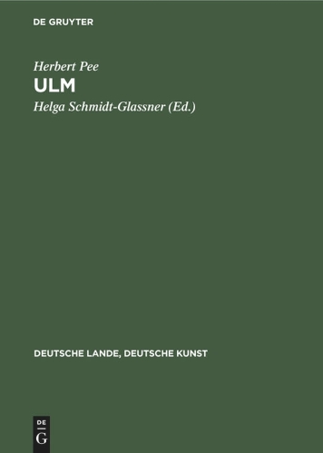 Ulm Pee Schmidt–glassne Hardback John Wiley & Sons 9783112350256