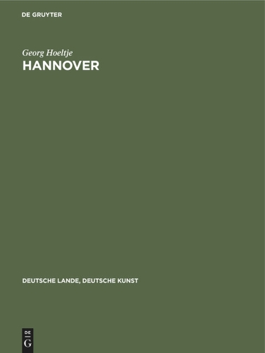 Hannover Hoeltje Hardback John Wiley & Sons 9783112356838