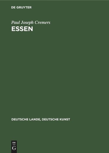 Essen Cremers Hardback MC – De Gruyter 9783112356876