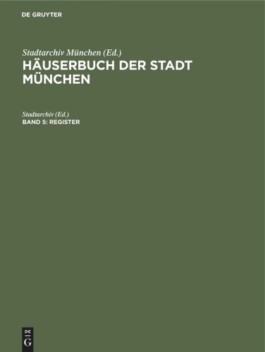 ister Stadtarchiv Hardback John Wiley & Sons 9783486483918