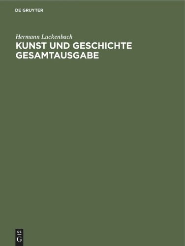 Kunst und Geschichte Gesamtausgabe Luckenbach Hardback John Wiley & Sons
