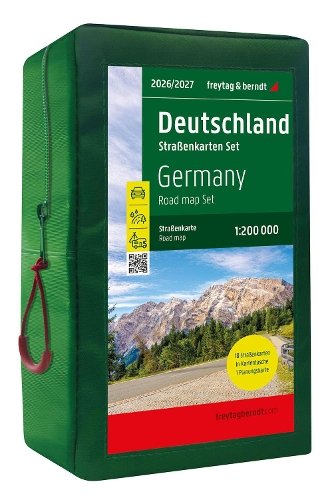 Germany Road Map Set 2026/27: 18 map set