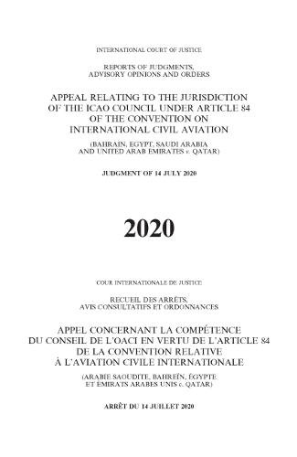 Reports of Judgments, Advisory Opinions and Orde – Appeal relating to the Juris…
