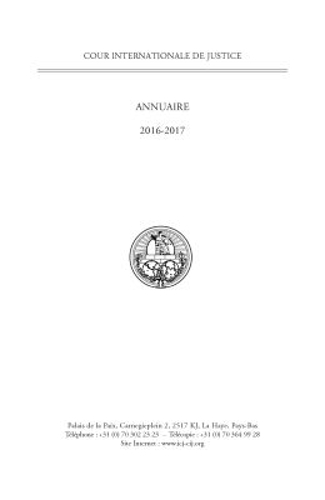 Yearbook of the International Court of Justice 2016–2017 (English/French Editio…